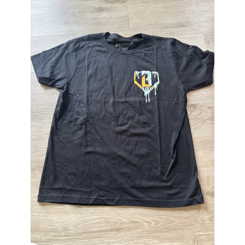 Baseball lifestyle 101 ice cream t shirt  size boys large